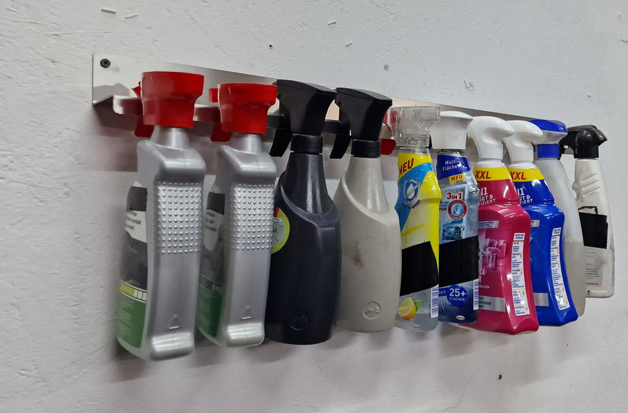 Sprühflaschen Halter Wand Halterung Reinigungsmittel Aufbewahrungsregal
